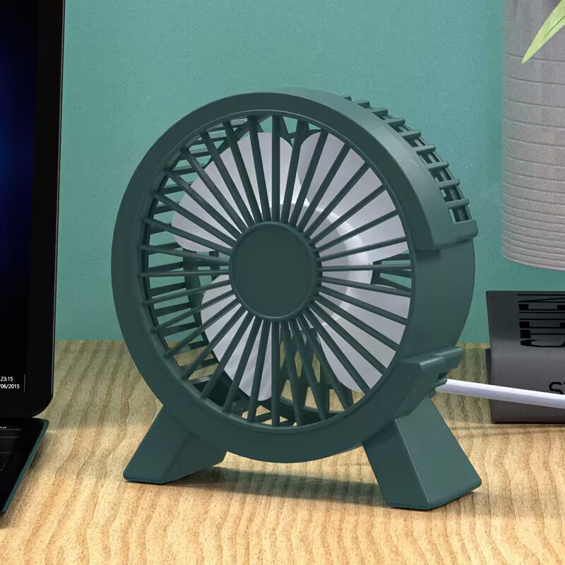 Office Furniture Ideas - พัดลมตั้งโต๊ะแบบชาร์จไฟได้ขนาดเล็ก พัดลมระบายความร้อนขนาดเล็กแบบพกพาสำหรับหอพักนักเรียน โต๊ะคอมพิวเตอร์ โฮมออฟฟิศ เครื่องทำความเย็นในฤดูร้อน