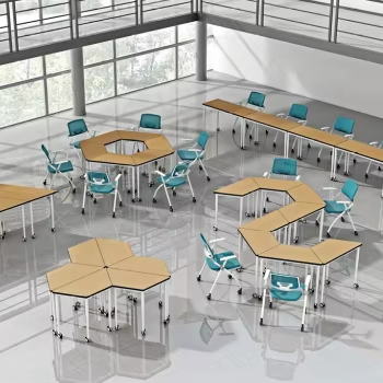 Office Furniture Group - อเมริกันห้องเรียนสมัยใหม่ชุดโต๊ะและเก้าอี้เฟอร์นิเจอร์โรงเรียนโต๊ะนักเรียนและเก้าอี้สํานักงานโต๊ะพับปรับความสูงได้