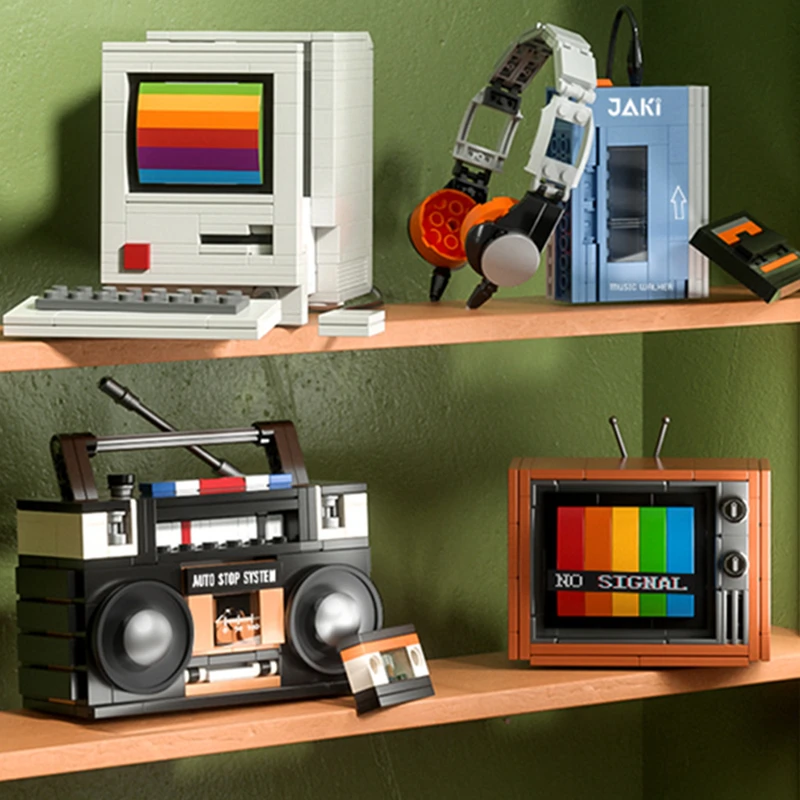 Office Furniture Group - DIY Retro เครื่องใช้ไฟฟ้าเฟอร์นิเจอร์ทีวีคอมพิวเตอร์เทป Walkman เกมคอนโซลวิทยุ Building