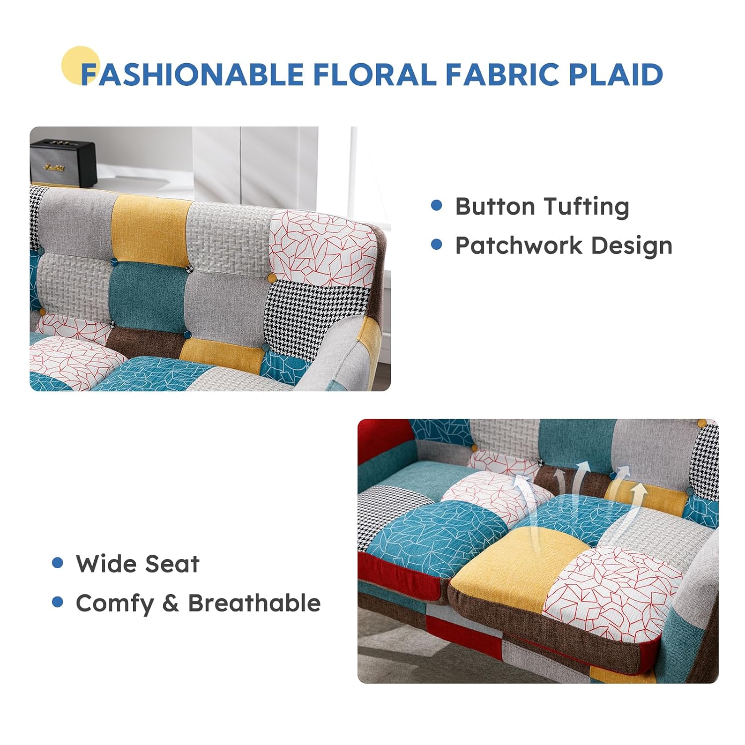 โซฟาเลิฟซีทสไตล์โบโฮสมัยใหม่สำ - Office Furniture Group บทวิจารณ์และราคา