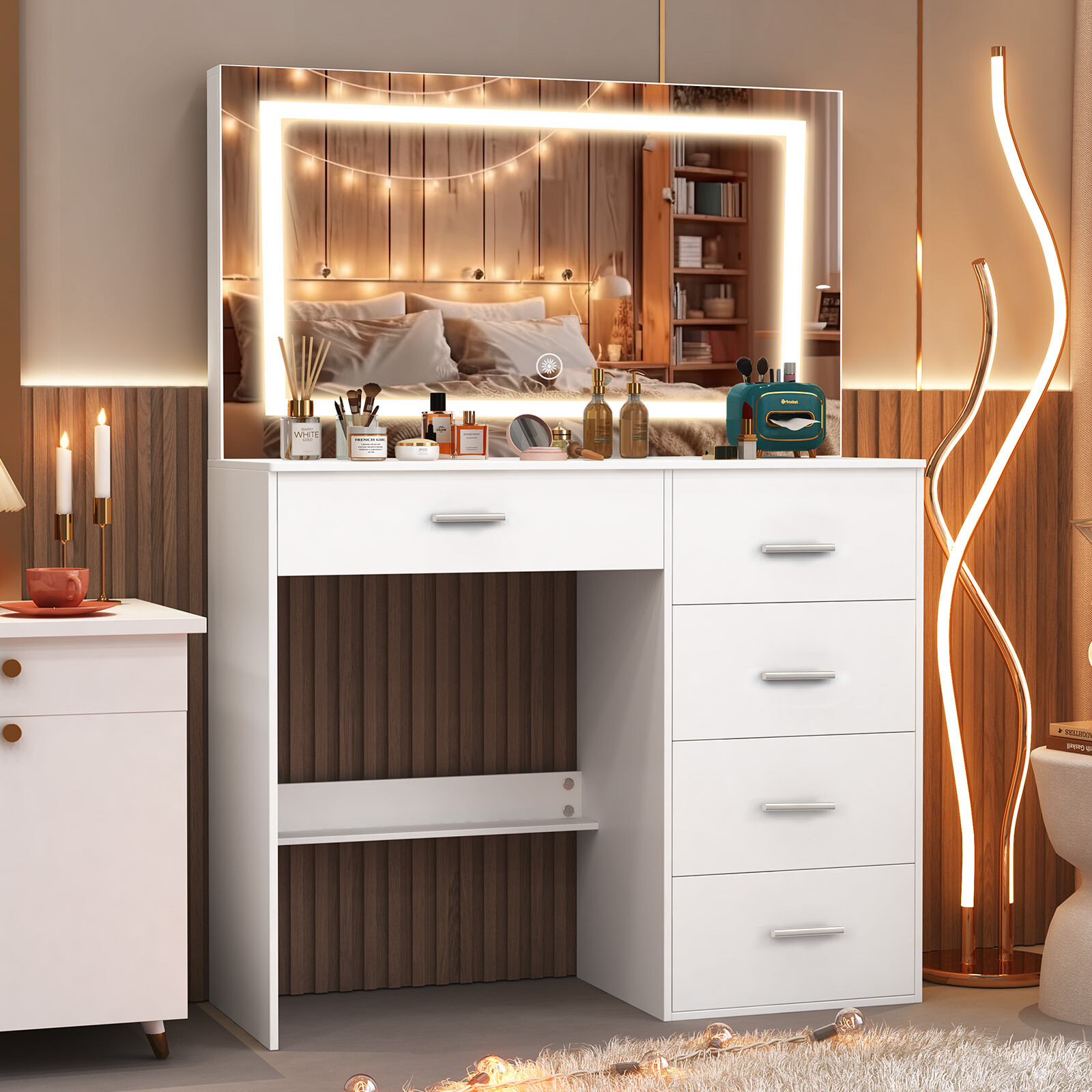 โต๊ะเครื่องแป้งแต่งหน้าสไตล์โม - Office Furniture Now บทวิจารณ์และราคา